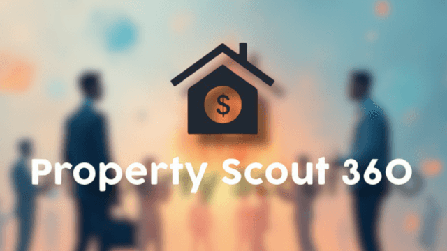 ."Property Scout 360 logo showcasing affordable, professional-grade real estate analysis tools empowering everyday investors to make informed decisions."