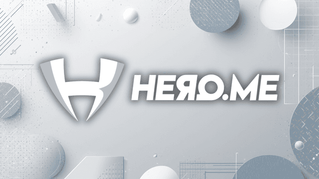 HERQ logo with geometric elements, representing a community-driven lost-and-found app focused on collective participation and real-world solutions.