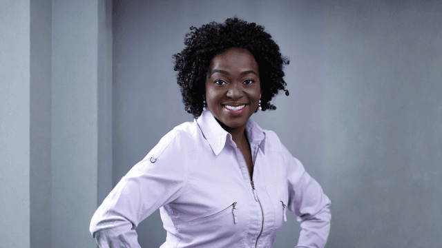 "Eunice Atuejide, coach and author, empowering high-achievers to rediscover happiness and live authentically through transformative coaching and guidance."