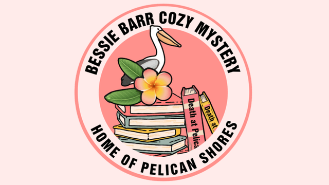 Bessie Barr author brand showcases cozy mystery novels blending humor, suspense, and small-town charm, engaging readers with immersive storytelling and strong characters