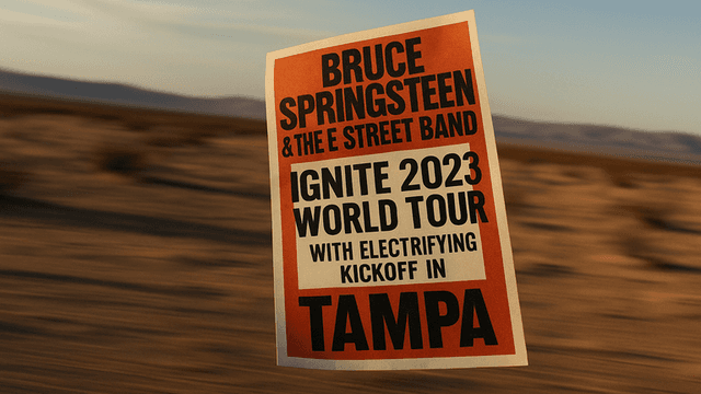 Bruce Springsteen and the E Street Band Ignite 2023 World Tour with Electrifying Kickoff in Tampa