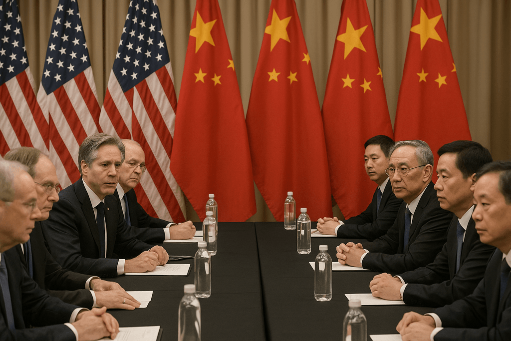 U.S. and China Hold High-Stakes Trade Talks Amid Rising Tensions