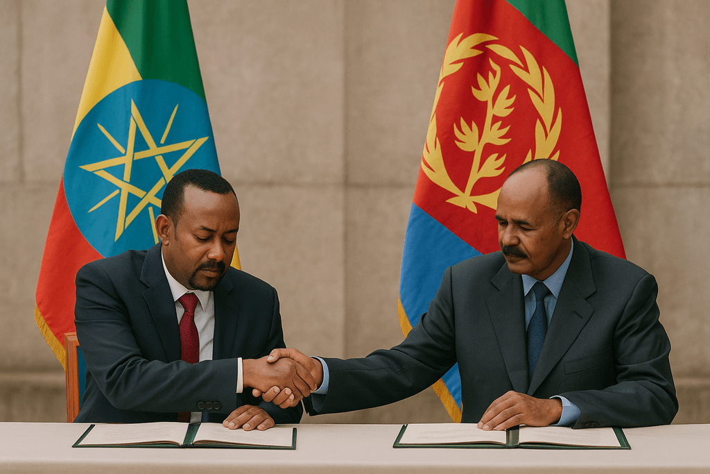Ethiopia and Eritrea Sign Landmark Peace Agreement Ending Border Disputes