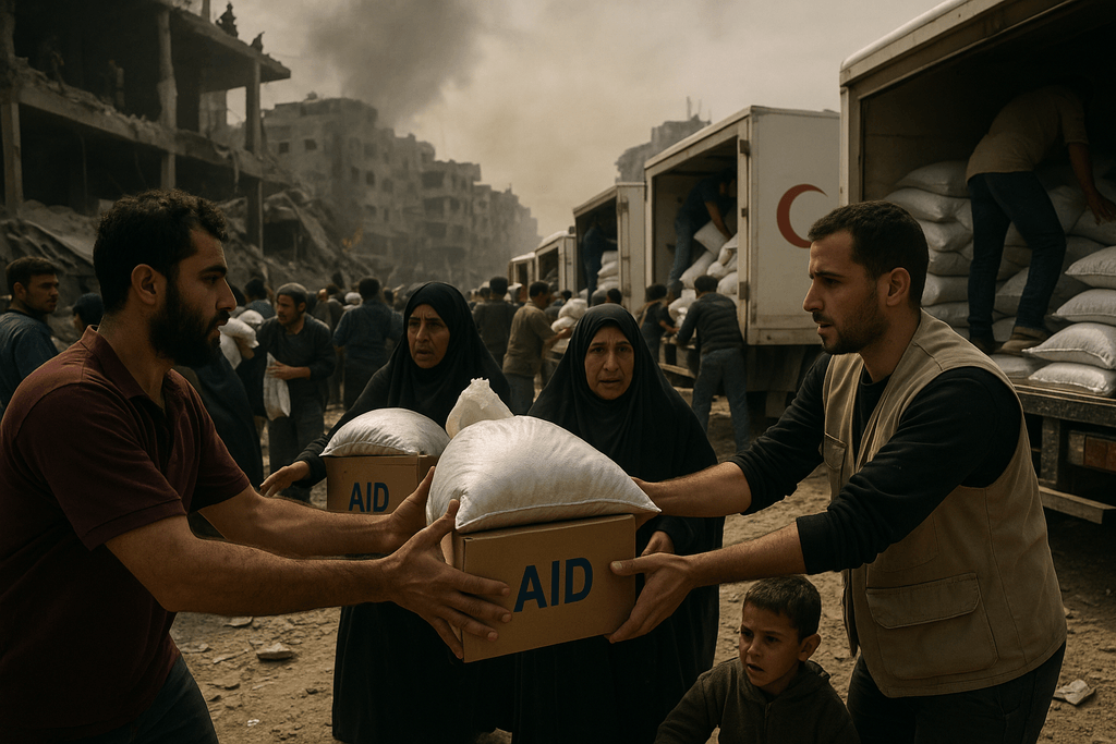 Humanitarian Aid Reaches Gaza Amidst Ongoing Conflict