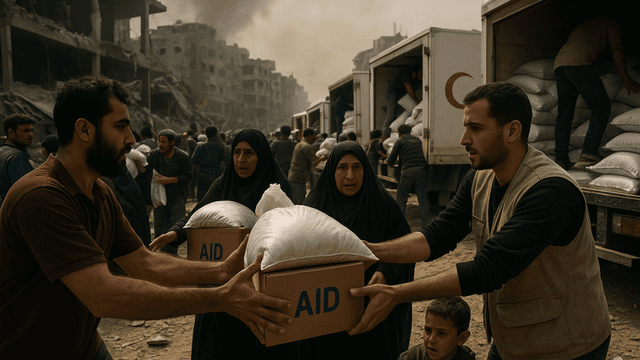 Humanitarian Aid Reaches Gaza Amidst Ongoing Conflict