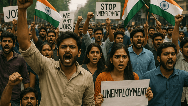 Indian Government Faces Protests Over Rising Unemployment Rates