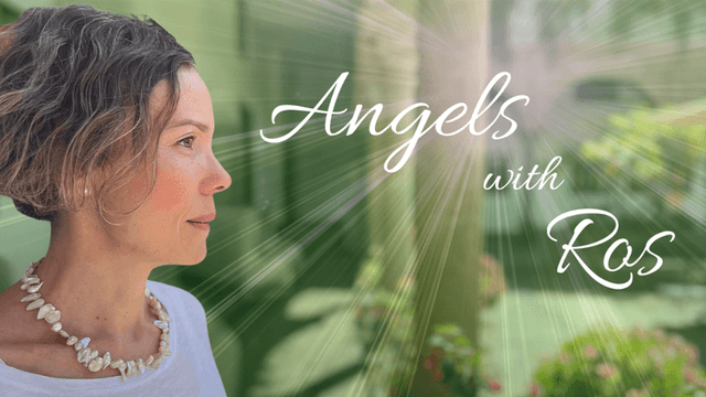 Ros Place sharing spiritual wisdom on her show, "Angels with Ros."