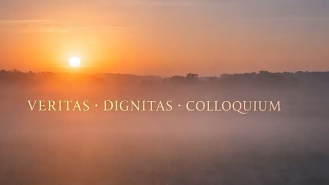 Reinhold Productions' dedication to truth, integrity, and human dignity, with a symbolic sunrise backdrop.