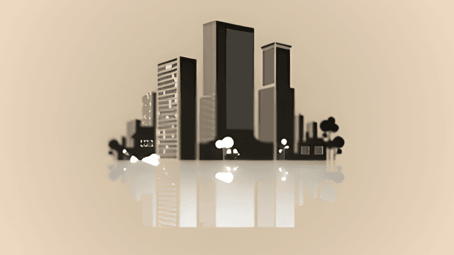 CondoCorp Services logo featuring a modern city skyline on a light background.