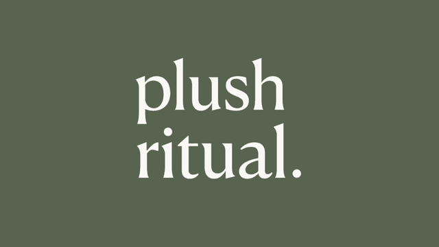 Plush Ritual Logo: Branding for a towel refresh subscription focused on sustainability and luxury towel care.