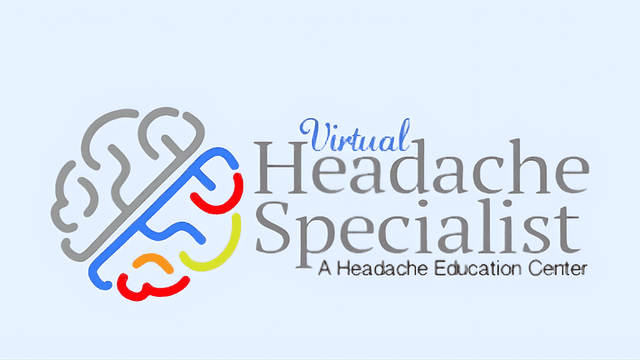 Logo for Virtual Headache Specialist, an online migraine education platform offering expert resources and migraine management tools.