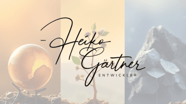 "Heiko Gärtner's Waterfall Journey logo, symbolizing growth, clarity, and transformation."