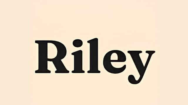 Riley logo displayed on a light background.