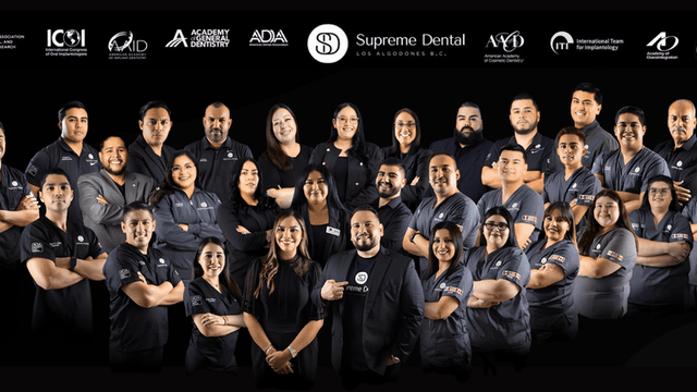 "Supreme Dental Clinic team in Los Algodones, showcasing skilled professionals committed to quality dental care with international certifications and advanced technology."
