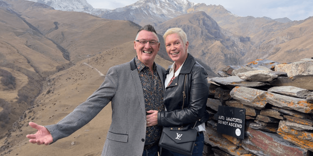 Wayne and Sally Schmidt, digital nomads and founders of Travel Dine Stay, embrace their adventurous lifestyle while consulting remotely.