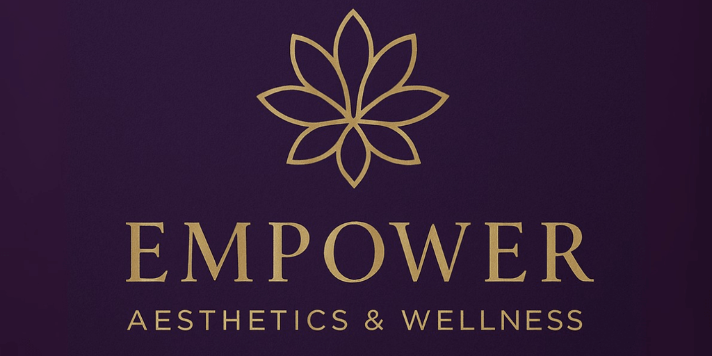Empower Aesthetics and Wellness logo, symbolizing holistic beauty, health, and transformative services for clients seeking personalized care and empowerment.