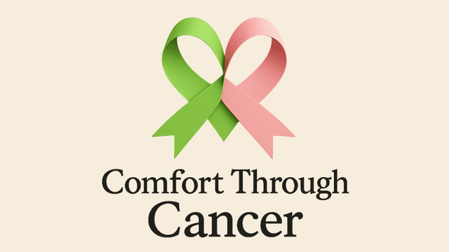 Logo for Comfort Through Cancer, offering thoughtful gifts and wellness products to support cancer patients and caregivers through treatment.