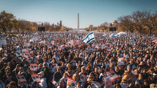 Protests Erupt in Washington, D.C., Over Netanyahu’s U.S. Visit