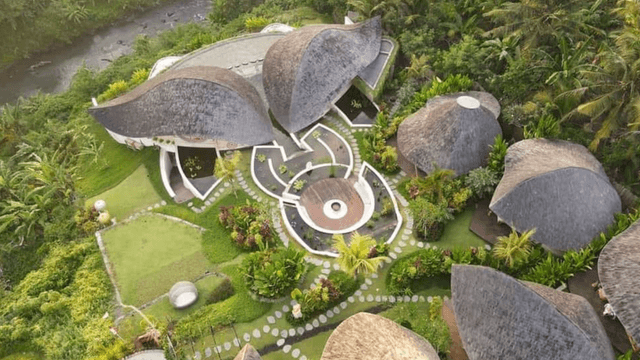 A tranquil Bali landscape with rice terraces and mountains, representing Soul Bliss Journeys' transformative and sustainable retreat experiences.