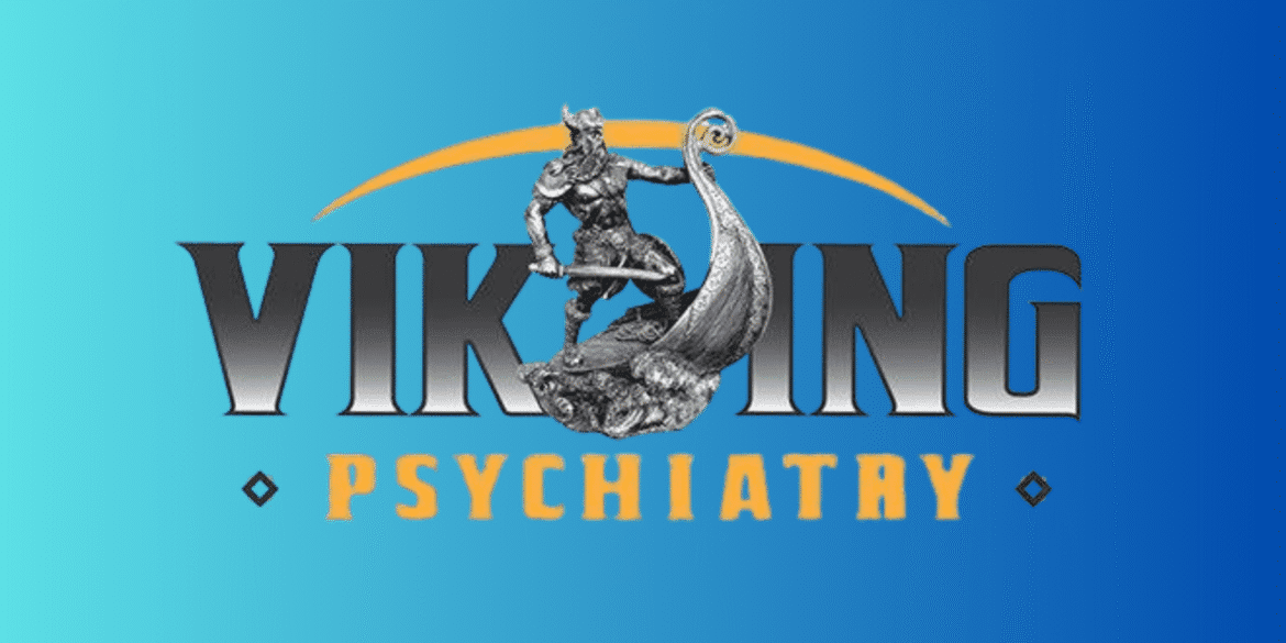 Viking Psychiatry clinic exterior with a welcoming atmosphere, offering innovative mental health treatments in a compassionate environment