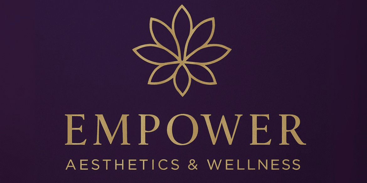 Empower Aesthetics and Wellness logo, symbolizing holistic beauty, health, and transformative services for clients seeking personalized care and empowerment.