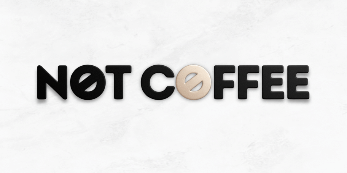 Sila Gatti, founder of Not Coffee, holding a cup of her caffeine-free alternative, reflecting the brand’s health-conscious mission.
