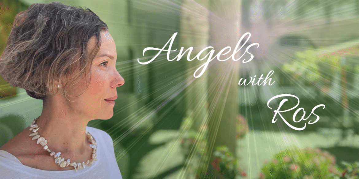 Ros Place sharing spiritual wisdom on her show, "Angels with Ros."