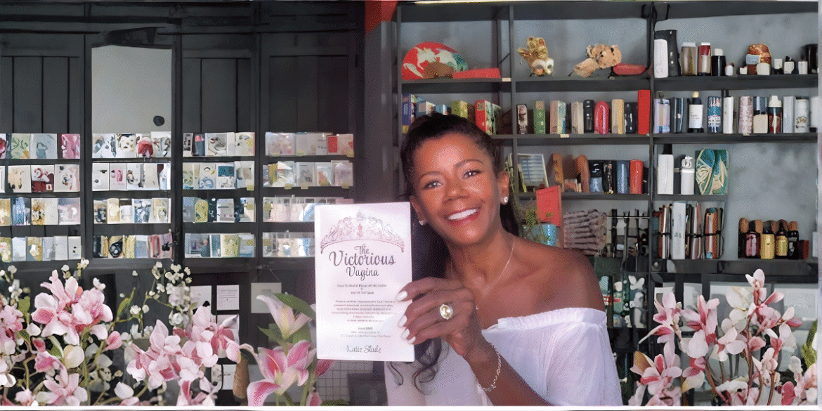 Katie Slade, founder of KSlay It, empowering women through books and workshops to embrace self-worth, confidence, and independence.