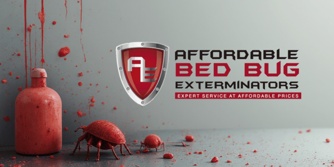 Affordable Bed Bug Exterminators' logo, symbolizing their specialized, discreet, and expert bed bug removal services.