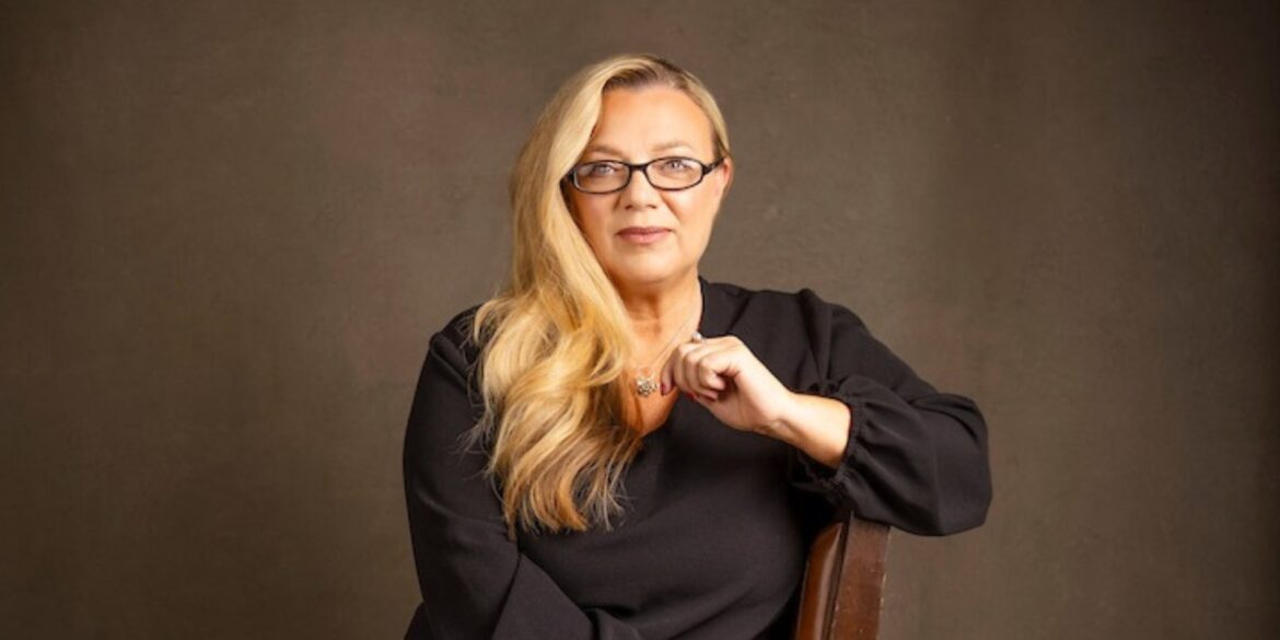 The image shows Clare Ford, founder of SwitchedON!, a coaching program that helps teens thrive emotionally and academically.