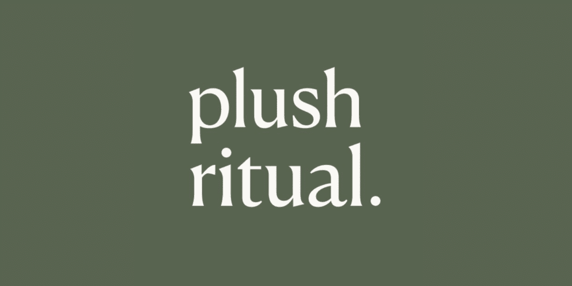 Plush Ritual Logo: Branding for a towel refresh subscription focused on sustainability and luxury towel care.