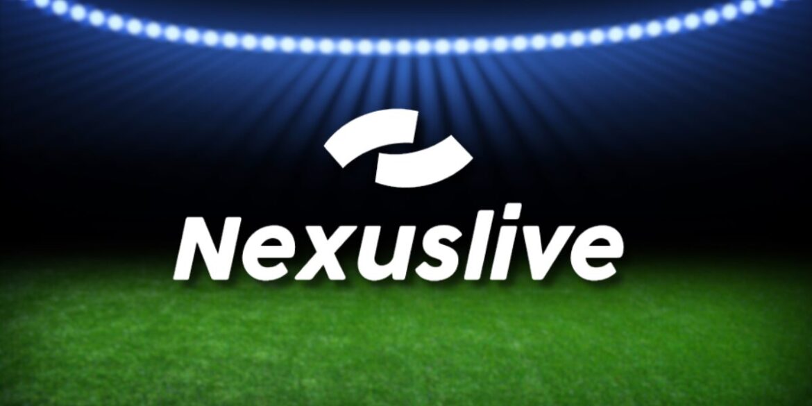 NexusLive screenshot highlighting its real-time sports data services and technology solutions for enhanced audience engagement.