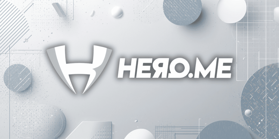 HERQ logo with geometric elements, representing a community-driven lost-and-found app focused on collective participation and real-world solutions.