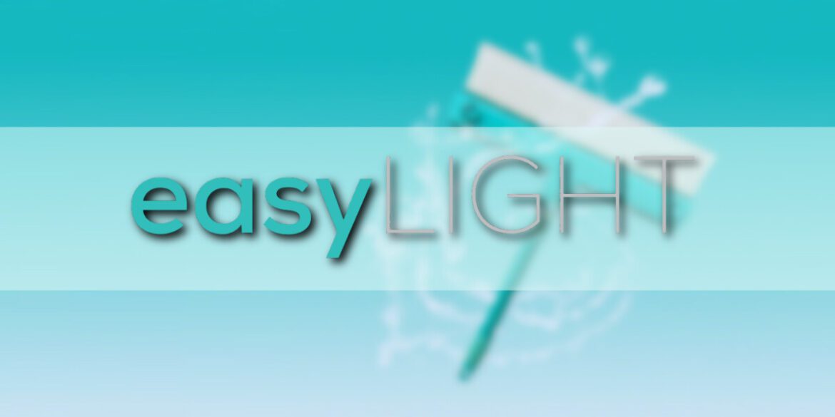 EasyLIGHT USA logo with a sleek, modern design, representing quality window cleaning solutions and customer-focused advocacy.