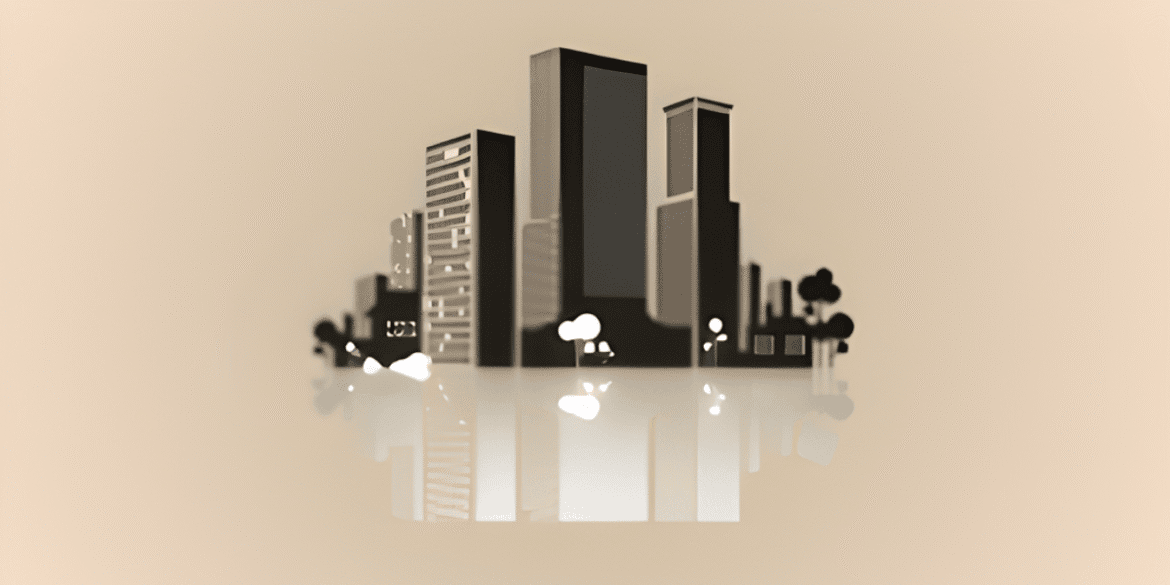 CondoCorp Services logo featuring a modern city skyline on a light background.